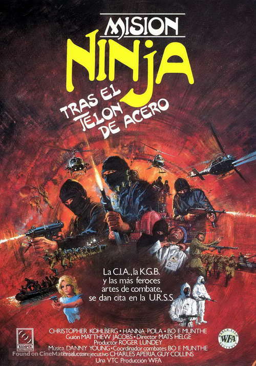 The Ninja Mission - Spanish Movie Poster