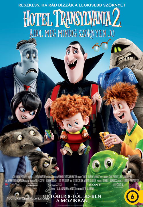 Hotel Transylvania 2 - Hungarian Movie Poster