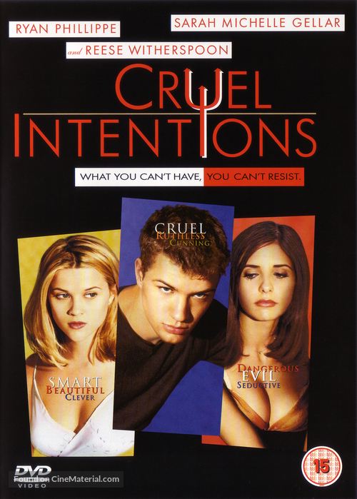 Cruel Intentions - British DVD movie cover