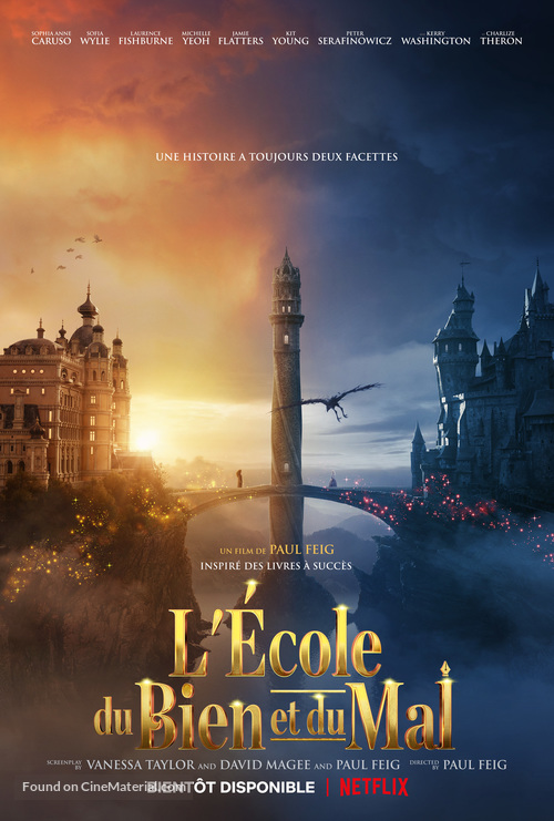 The School for Good and Evil - French Movie Poster