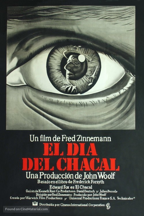 The Day of the Jackal - Argentinian Movie Poster