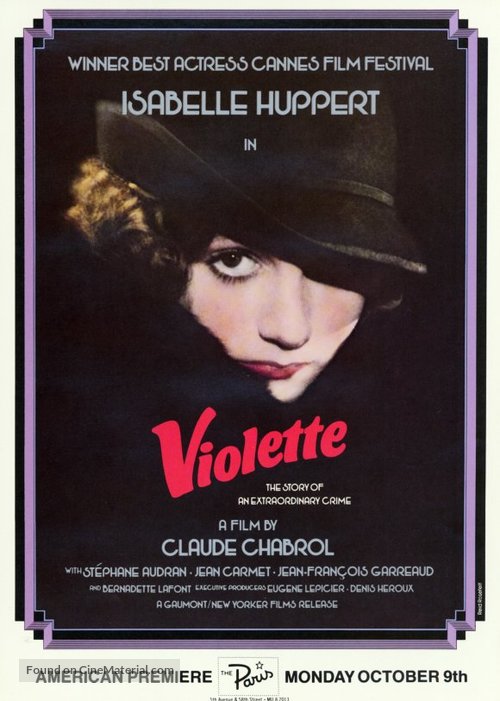 Violette Nozi&eacute;re - Movie Poster