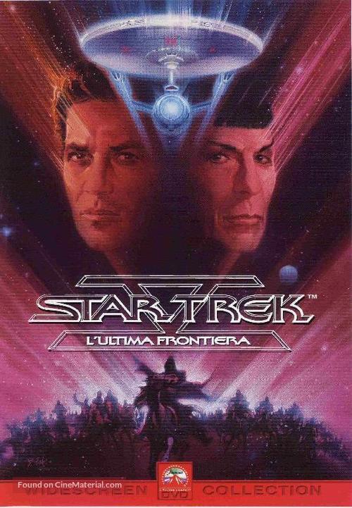 Star Trek: The Final Frontier - Italian DVD movie cover