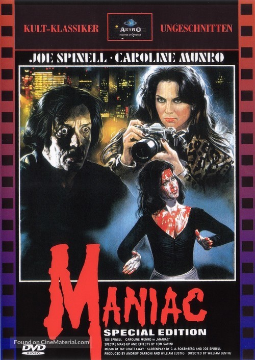 Maniac - German DVD movie cover