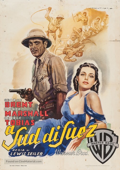 South of Suez - Italian Movie Poster