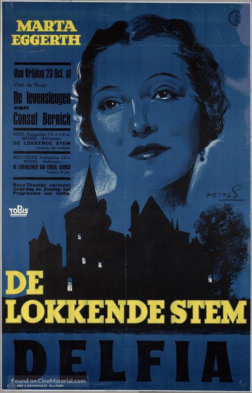 Das Schlo&szlig; in Flandern - Dutch Movie Poster