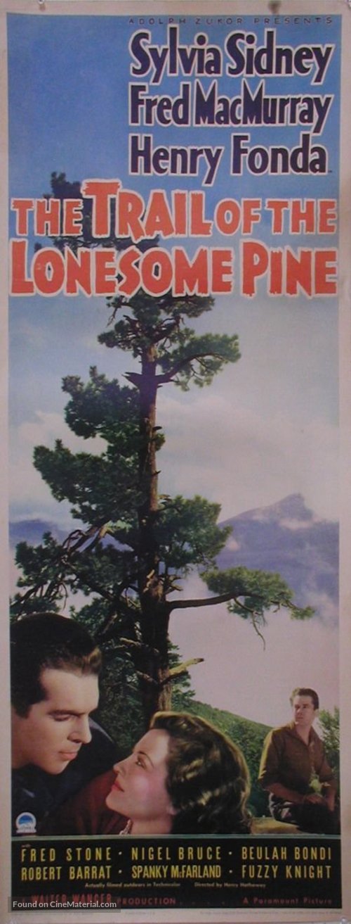 The Trail of the Lonesome Pine - Movie Poster