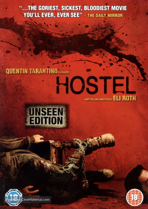 Hostel - British Movie Cover