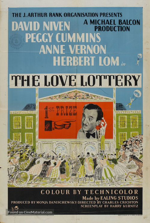 The Love Lottery - British Movie Poster