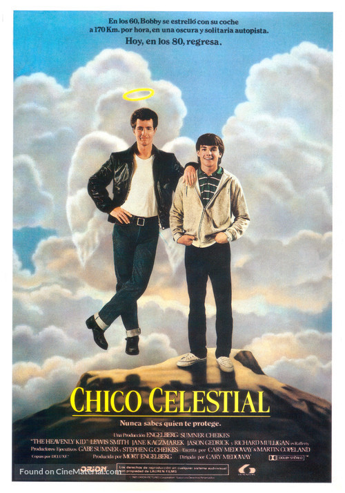 The Heavenly Kid - Spanish Movie Poster
