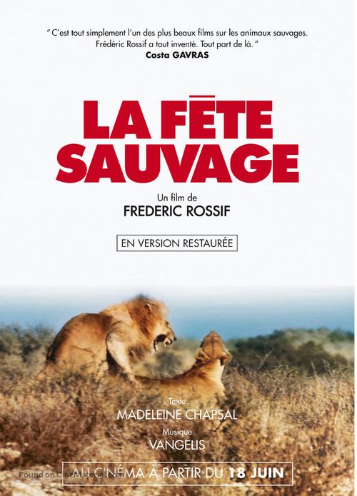 La f&ecirc;te sauvage - French Re-release movie poster