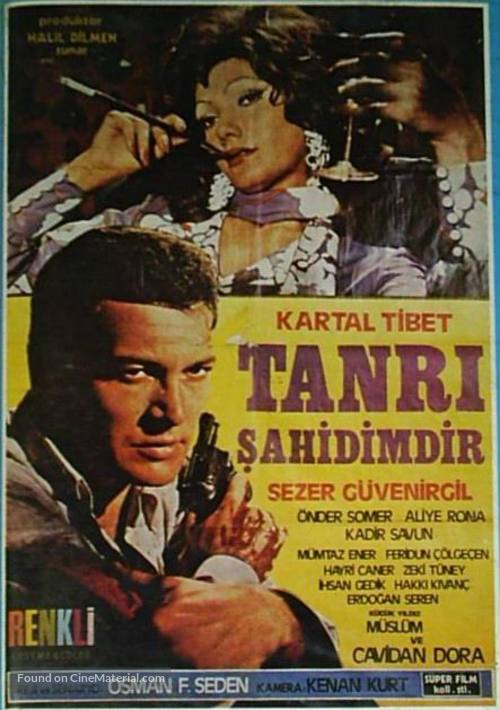 Tanri sahidimdir - Turkish Movie Poster