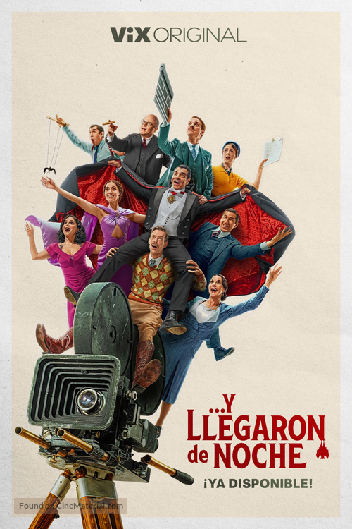 &quot;Y llegaron de noche&quot; - Mexican Movie Poster