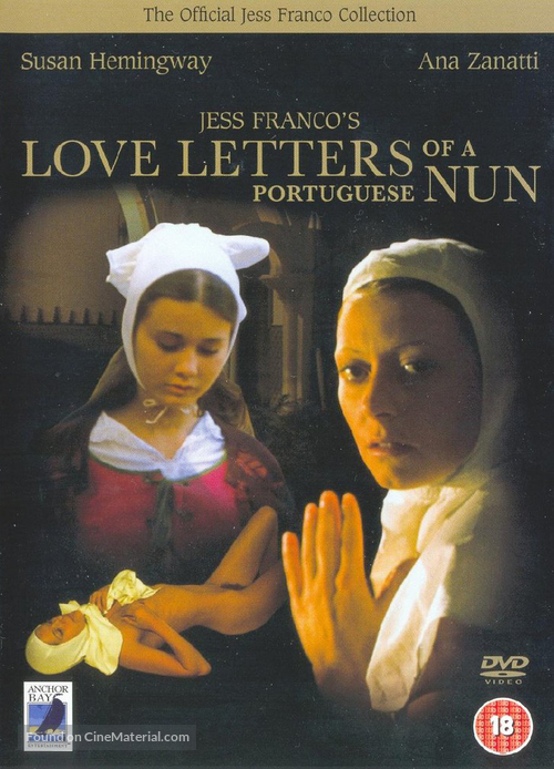 Die liebesbriefe einer portugiesischen Nonne - British DVD movie cover