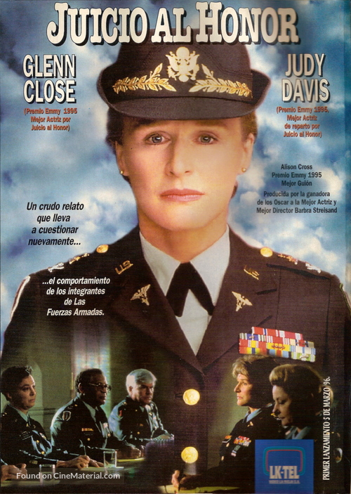 Serving in Silence: The Margarethe Cammermeyer Story - Argentinian Movie Poster