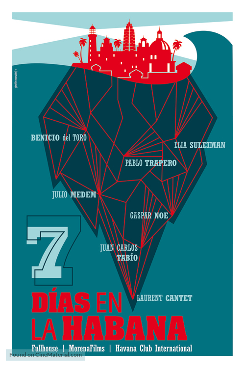 7 d&iacute;as en La Habana - Spanish Movie Poster