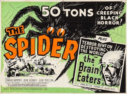 Earth vs. the Spider - British Combo movie poster