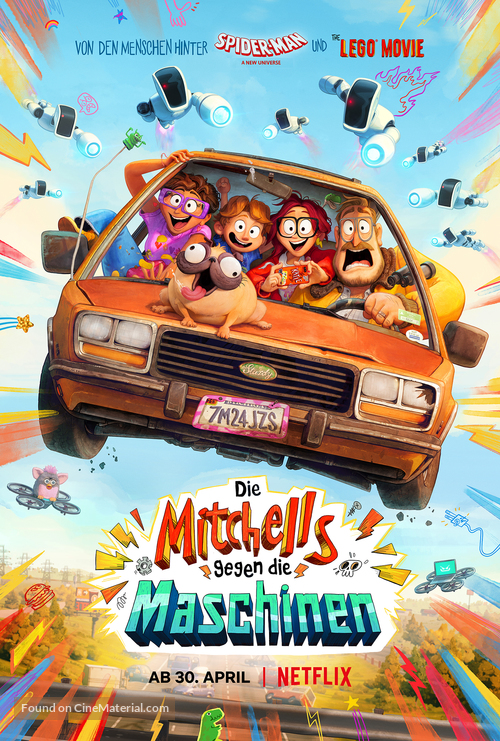 The Mitchells vs. the Machines - German Movie Poster