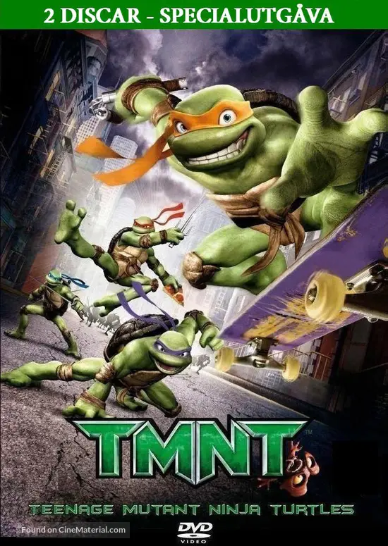 TMNT - Swedish Movie Cover