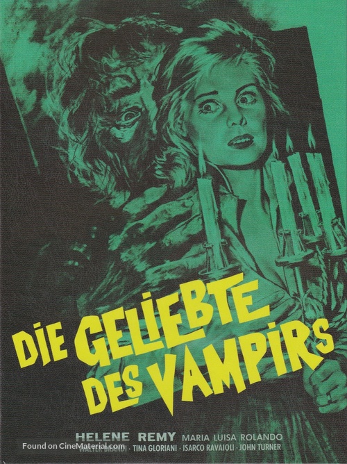 L&#039;amante del vampiro - German Blu-Ray movie cover