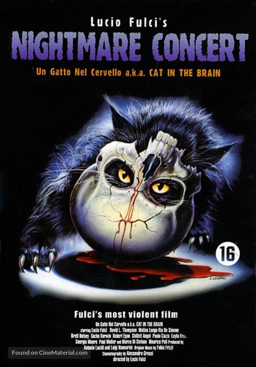 Un gatto nel cervello - Dutch DVD movie cover