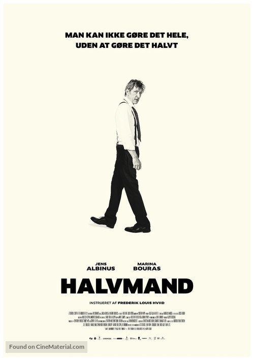 Halvmand - Danish Movie Poster