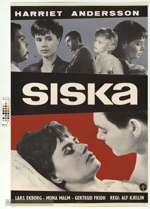 Siska - En kvinnobild - Swedish Movie Poster