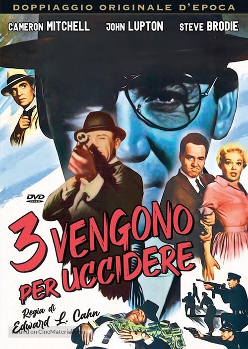 Three Came to Kill - Italian DVD movie cover