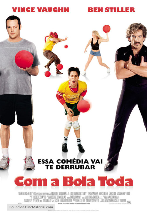 Dodgeball: A True Underdog Story - Brazilian Movie Poster
