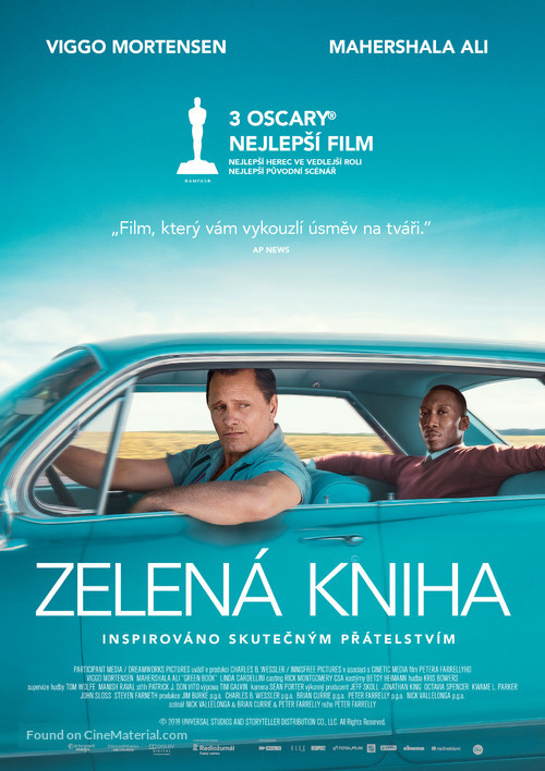Green Book - Czech Movie Poster