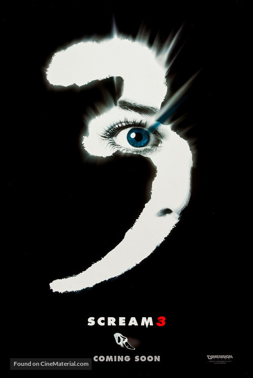 Scream 3 2000 Advance Movie Poster 