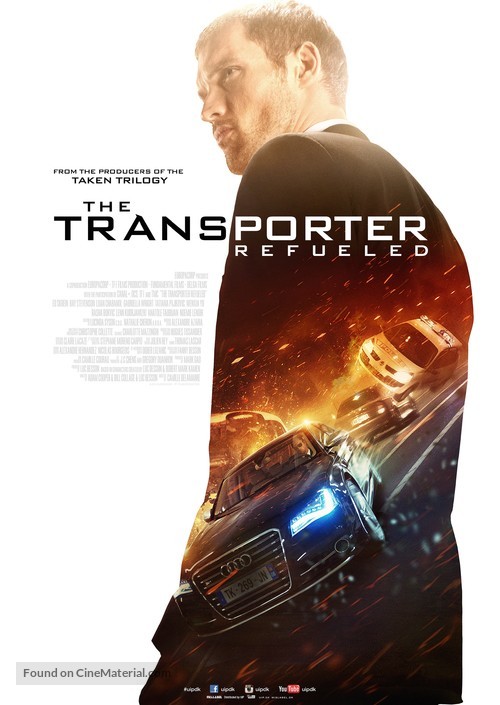 The Transporter Refueled (2015) Danish movie poster