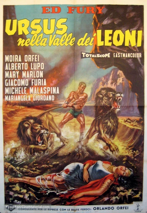 Ursus nella valle dei leoni - Italian Movie Poster