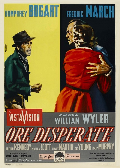 The Desperate Hours - Italian Movie Poster