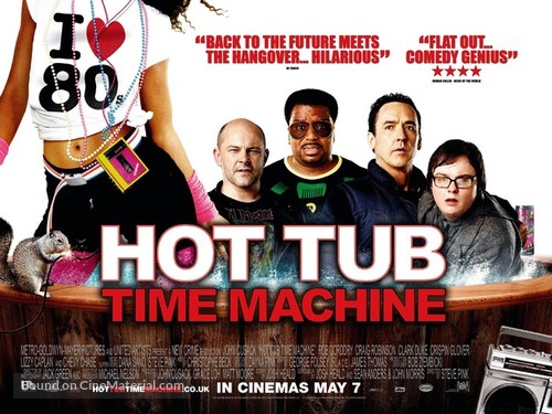 Hot Tub Time Machine - British Movie Poster