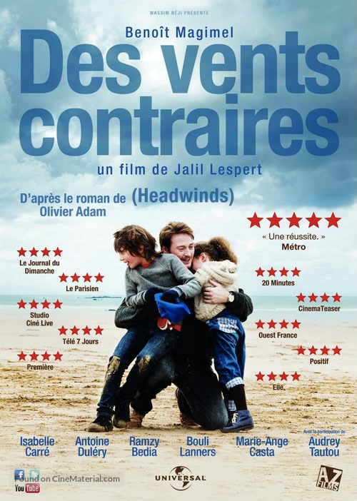 Des vents contraires - French DVD movie cover