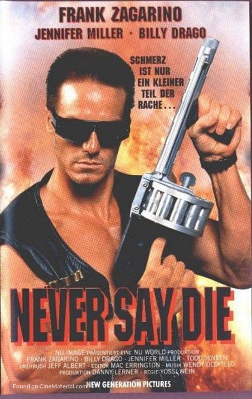 Never Say Die - German Movie Poster