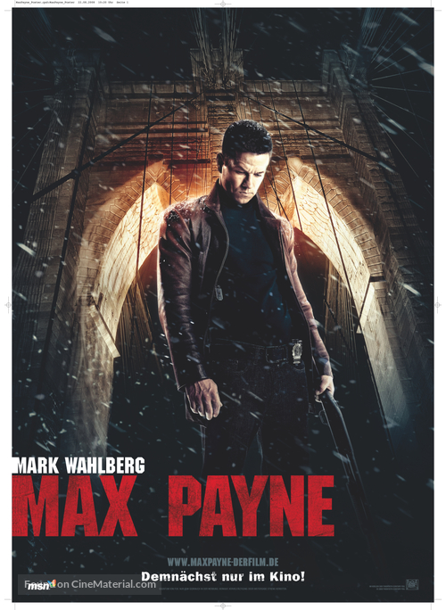 Max Payne - German Movie Poster