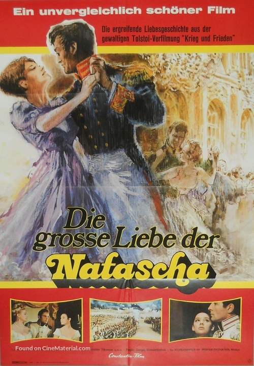 Voyna i mir II: Natasha Rostova - German Movie Poster