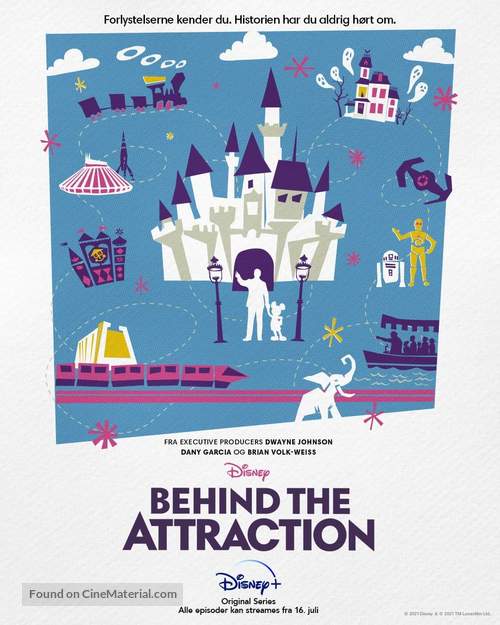 &quot;Behind the Attraction&quot; - Danish Movie Poster