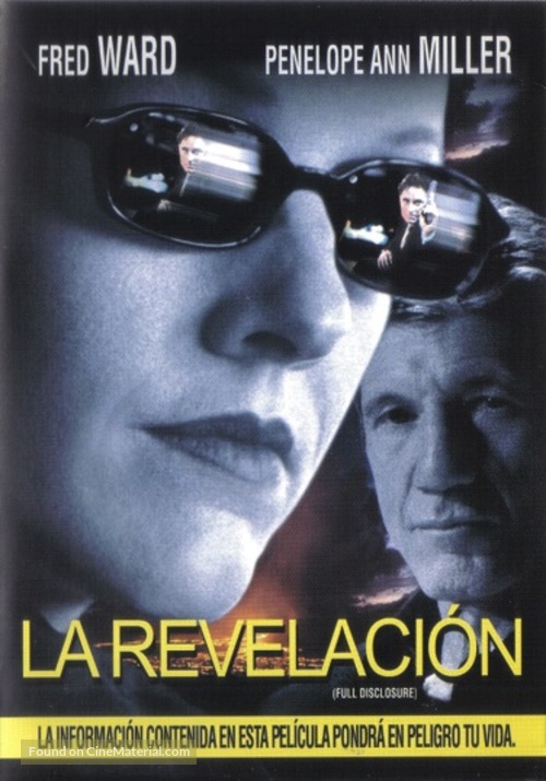 Full Disclosure - Mexican DVD movie cover