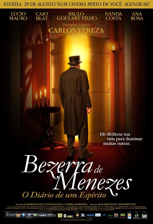 Bezerra de Menezes: O Di&aacute;rio de um Esp&iacute;rito - Brazilian Movie Poster