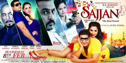 Sajjan: The Real Friend - Indian Movie Poster