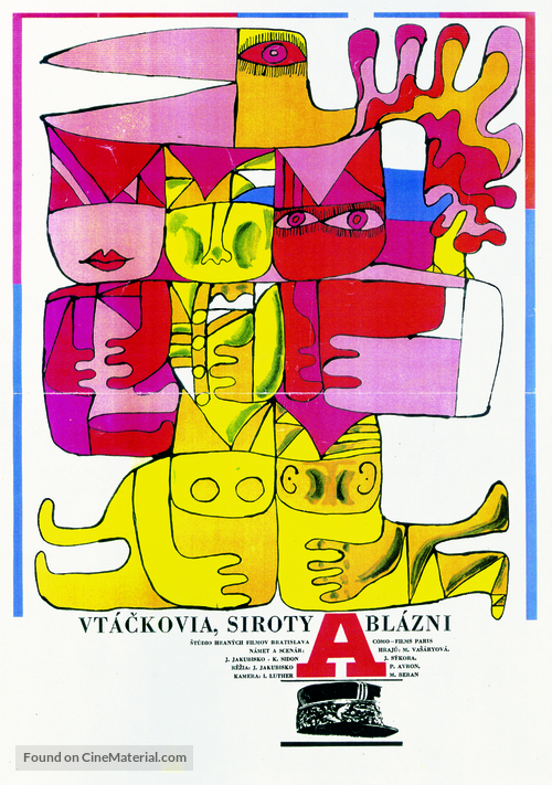 Vtackovia, siroty a blazni - Czech Movie Poster