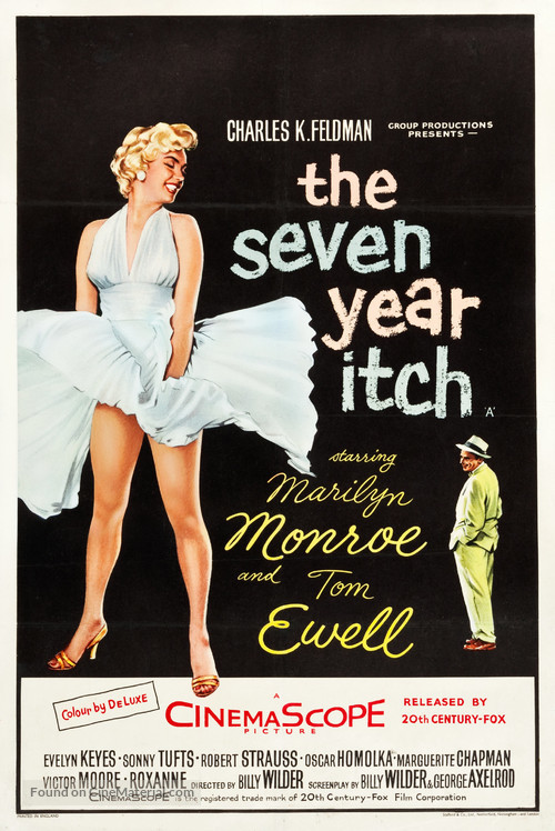 The Seven Year Itch - British Movie Poster