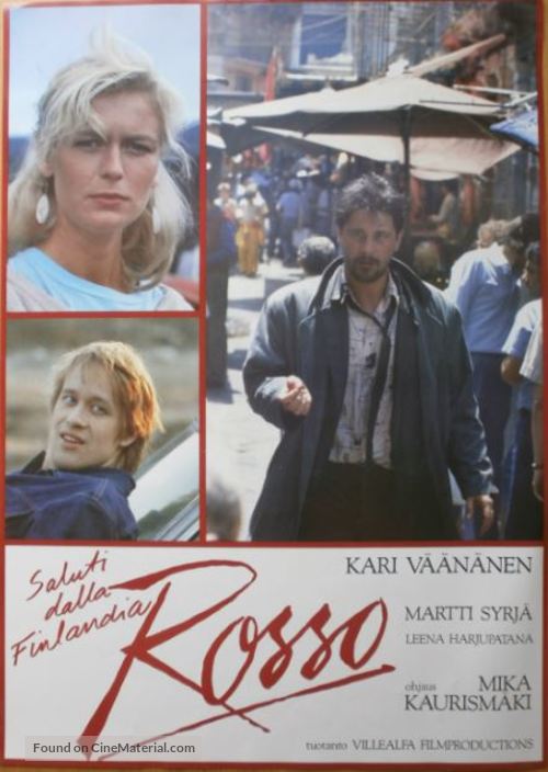 Rosso - Finnish Movie Poster