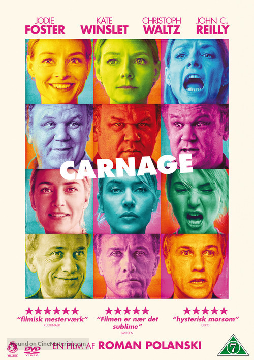 Carnage - Danish DVD movie cover