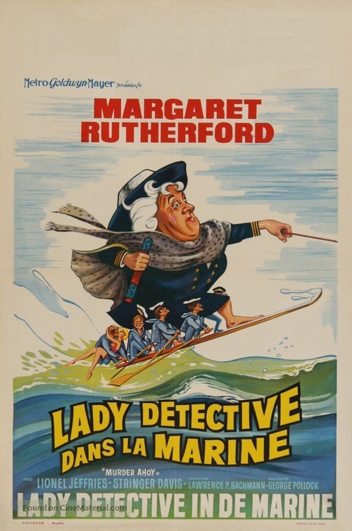 Murder Ahoy - Belgian Movie Poster