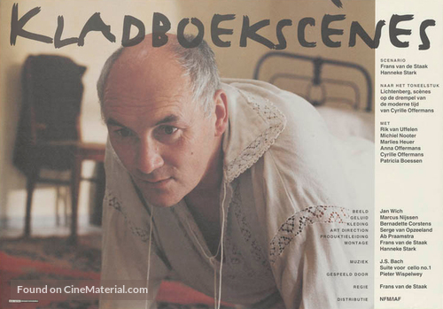 Kladboeksc&egrave;nes - Dutch Movie Poster