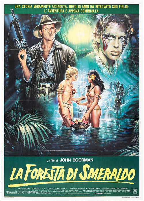 The Emerald Forest - Italian Movie Poster